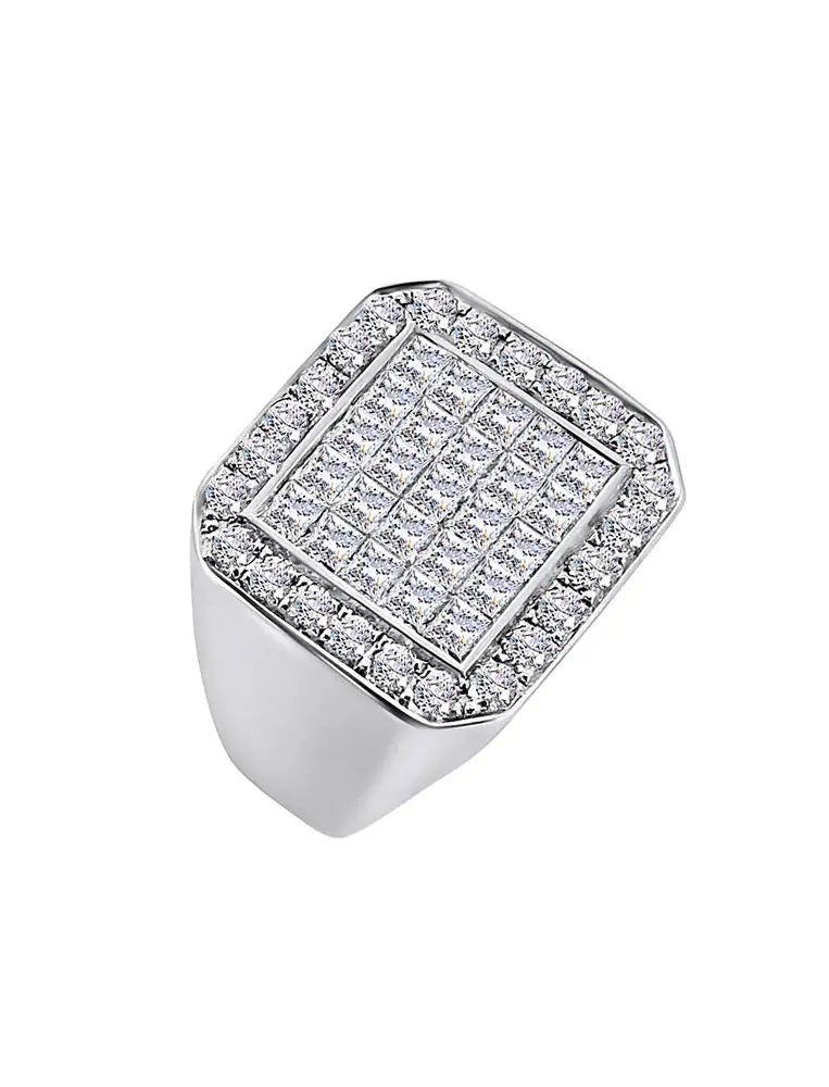 Gents Diamond Pinky Ring