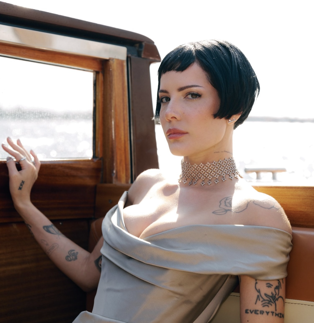 Glamorous Halsey at Venice Film Festival Red Carpet