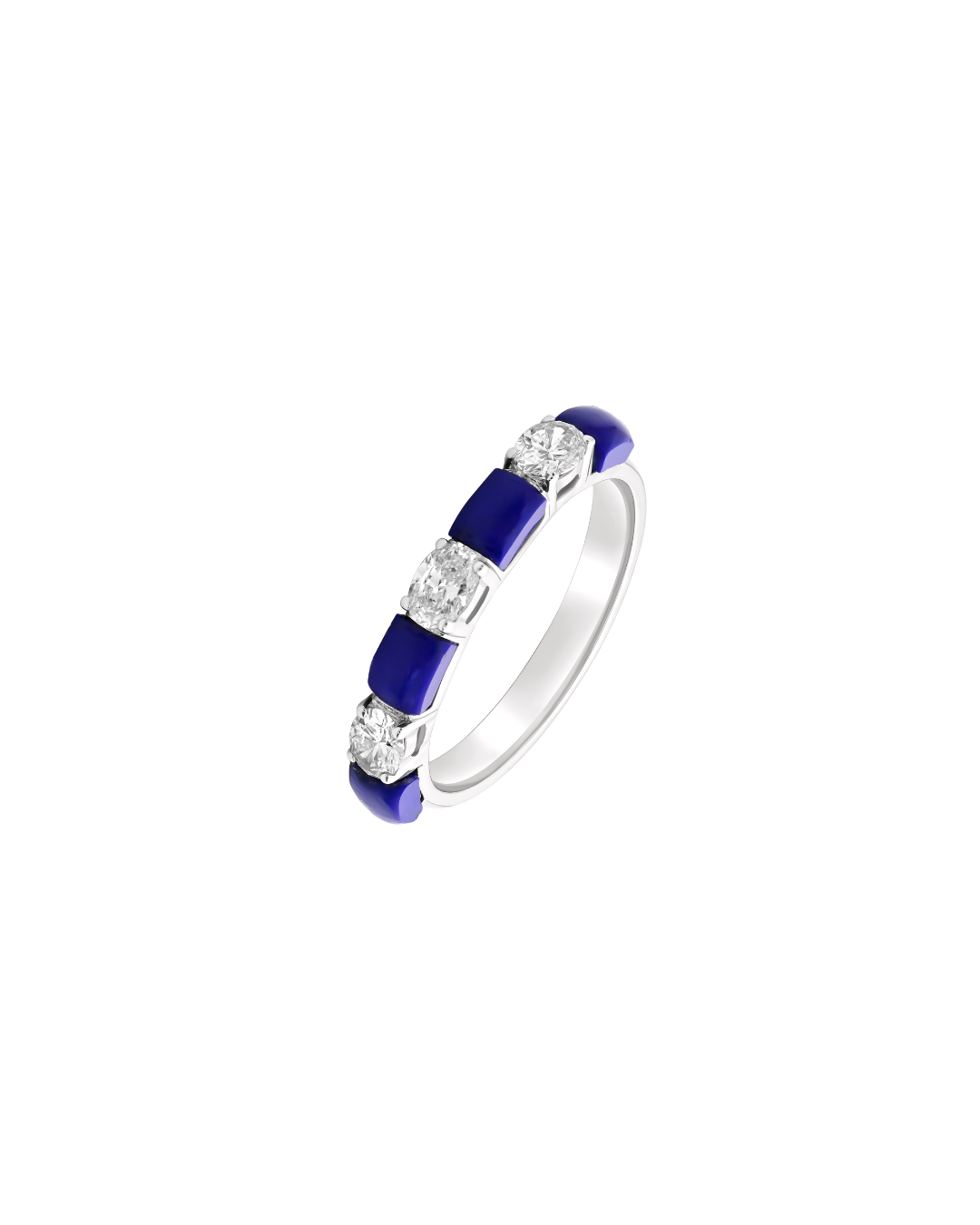 Ellipse Lapis Lazuli Ring