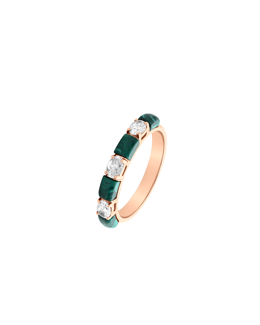 Ellipse Malachite Ring